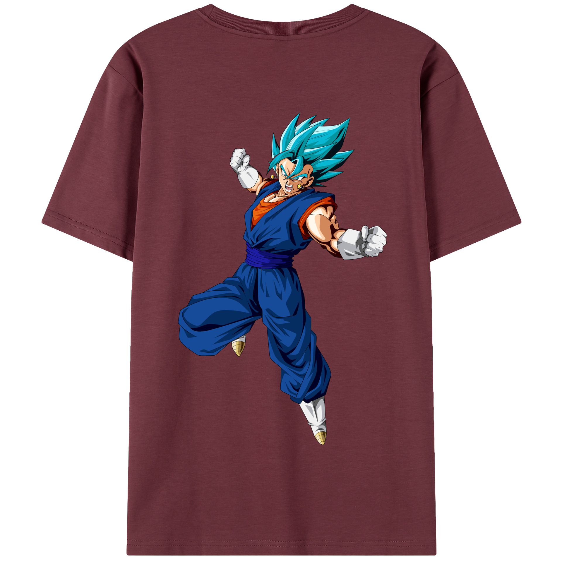 （画像用） ドラゴンボール ベジット DRAGON BALL Vegetto 綿100％半袖Tシャツ（背面プリント）